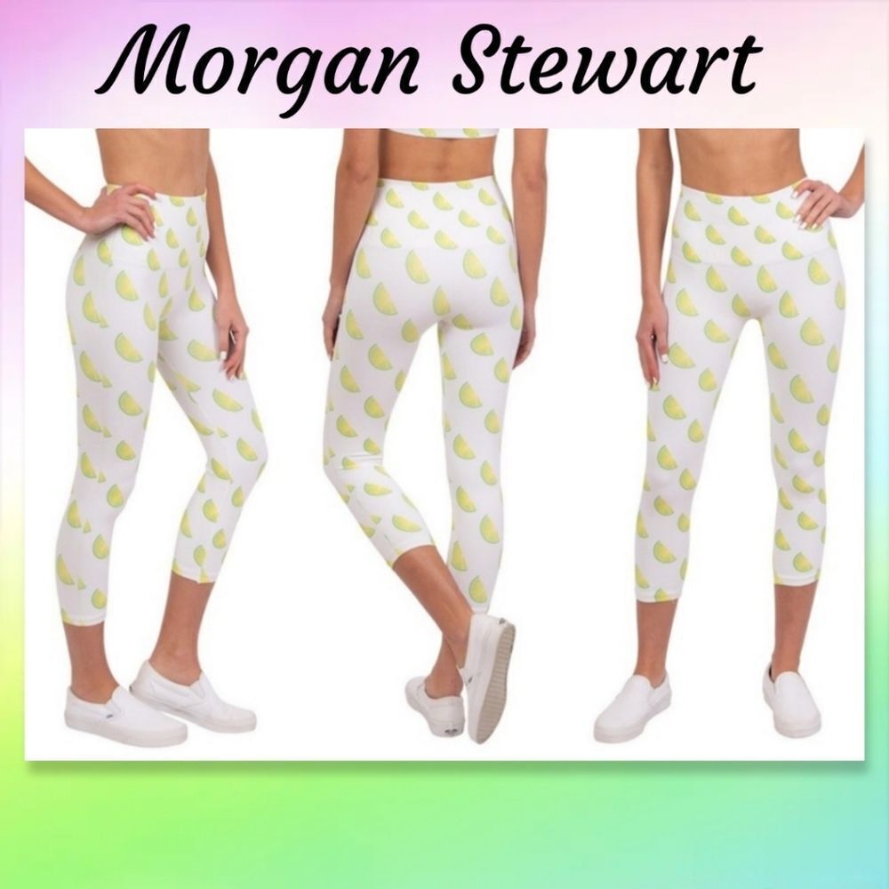 NWT/NWOT TLA By Morgan Stewart Lime Leggings